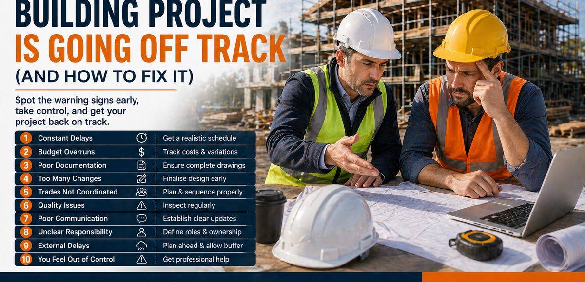 10 Signs Your Building Project Is Going Off Track (And How to Fix It)